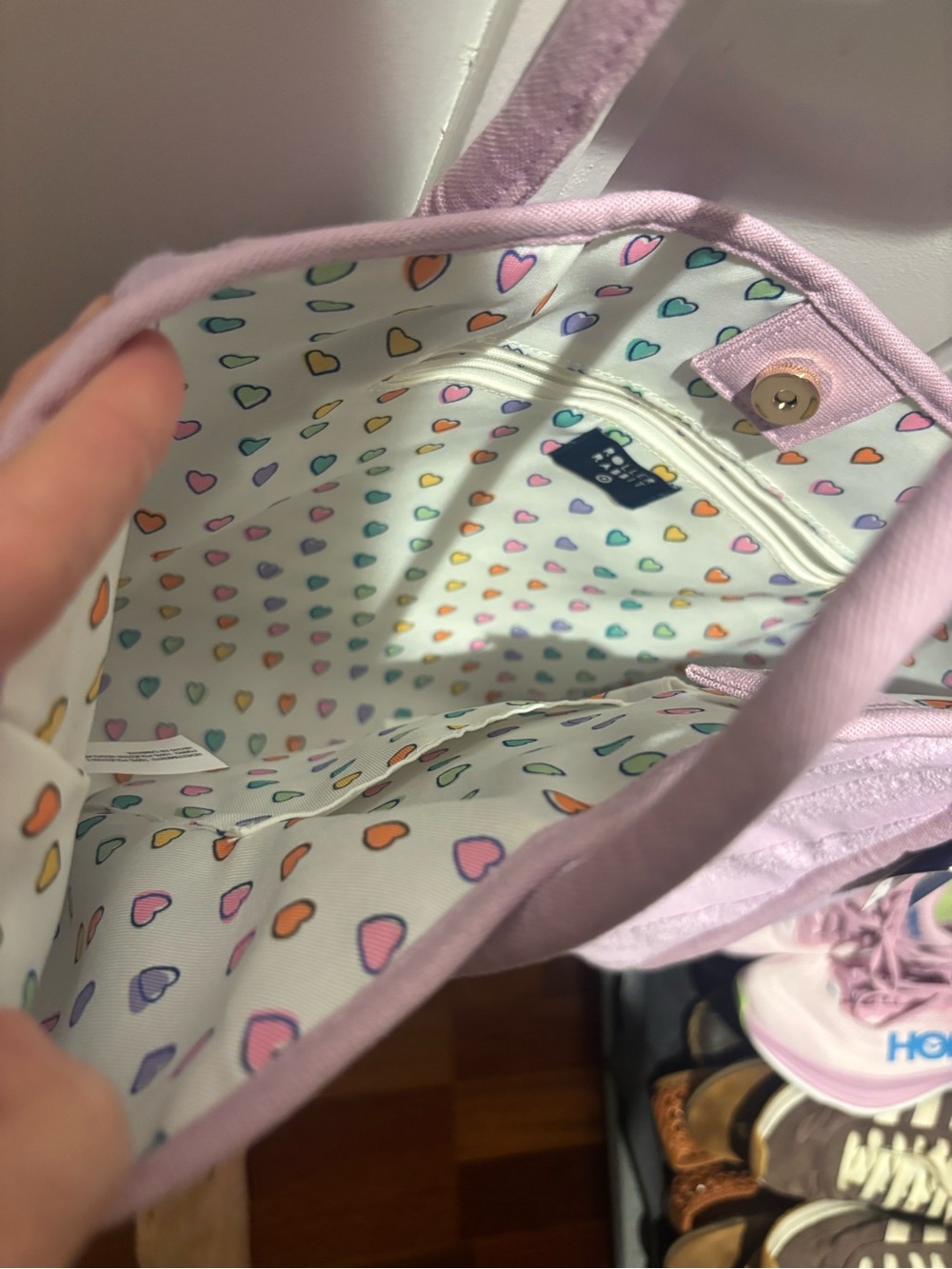 Roller Rabbit Lilac Embroidered Tote - Picture 3 of 8